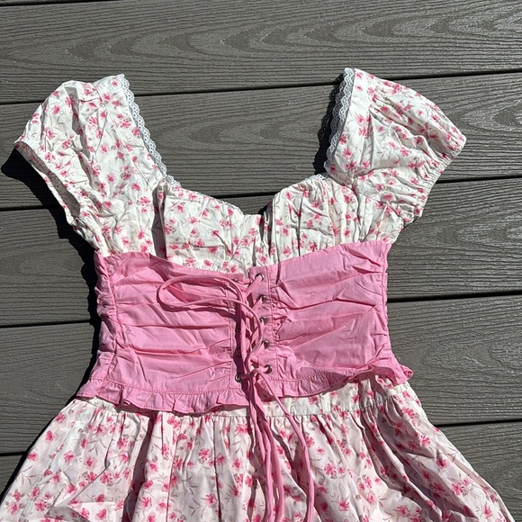 Briellyn Mini Dress - Pink Floral - Picture 8 of 15